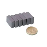 [Jaycar] Ferrite Magnets 6pcs (20x15x5mm)