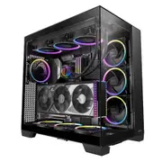 Antec C8 ARGB E-ATX, ATX, Dual Chamber, 2x 16CM ARGB Reverse Fans, 1x 14CM ARGB, USB-C, Large Clearance, 8x PCI for Large GPU, Ultra Case