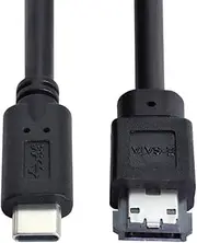 xiwai USB-C Type-C to Power Over eSATA DC5V Adapter USB3.0 to HDD/SSD/ODD eSATAp Converter