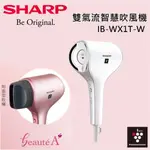 免運費SHARP 夏普 雙氣流智慧 IB-WX1T-P 珍珠紅 吹風機 原廠公司貨 現貨