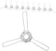 Operitacx 10Pcs DIY Lampshade Spring Clip Bracket Prong Lamp Holder Adapter for Shade Support Easy Installation for Various Lighting Fixtures