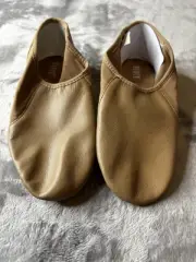Bloch Neo Flex Womens Size 4 Tan Leather Slip On Dance Jazz Shoes NEW