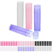 60Pcs lipgloss tubes Empty Small Refillable Lip Balms Tubes Lip Gloss