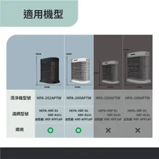 適用Honeywell HPA-200APTW 202APTW HPA-5250WTW V1 空氣清淨機 抗菌濾網濾芯