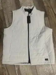 Travis Mathew Ladies Cold Bay Vest Microchip Grey XL Brand New