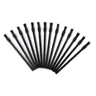 50 Pieces Disposable Lip Gloss Lipstick Wands Flat Brush Multi-functional Mak CR