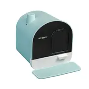Pet Besty Arched House Cat Litter Box Green 43x40x45cm