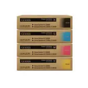 4 Pack Genuine Fuji Xerox C3000 CT200868-CT200871 Toner Set [1BK,1C,1M,1Y]