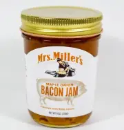 Mrs. Miller's Bacon Jam MAPLE ONION 9oz Jar Condiment 09/25/2026