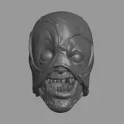 Deadpool comic version v3 custom head for Marvel Legends & other action figures