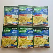 Knorr Pasta Side Dish Alfredo Broccoli Fettucine 6 Pk 4.5 Oz BB 12/2025+