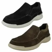 Mens Clarks Donaway Free Contoured Comfort Slip On Shoes