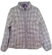 EDDIE BAUER Goose Down Insulation Quilted Parka Coat Jacket L NWT