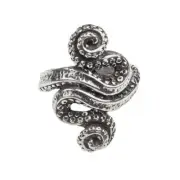 Unique Octopus KRAKEN RING - Pewter Sea Monster Ring