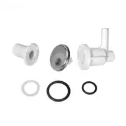 AIR INJECTOR, 3/8"BARB BODY WITH S/S ESC.
