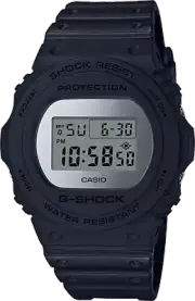 Casio G-Shock Digital Mirror Face Limited Resin Sport Watch DW5700BBMA-1