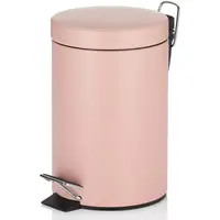 在飛比找樂天市場購物網優惠-《KELA》簡約腳踏式垃圾桶(粉3L) | 回收桶 廚餘桶 