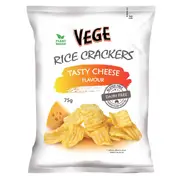 Vege Chips Rice Crackers Cheese 75g