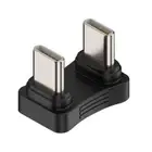 USB-C Type C Male to Male Coupler Extender Power Data Adapter Opposite U Shape