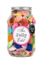 Sweets IN The City The Jelly Edit Jar of Joy 450g, mix of Vegan-friendly Treats 450g