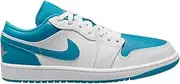 [Nike] Air Jordan 1 Low Men's Shoes White/Celestial Gold-Aqauatone 553558-174 - Size 12.5