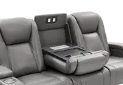 SENTINAL MK2 LEATHER 3 Seater with 2 Electric Recliners