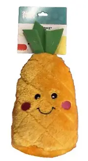 Zippy Paws NomNomz Pineapple Squeaky Soft Plush Dog Chew Toy BRAND NEW w/ TAGS