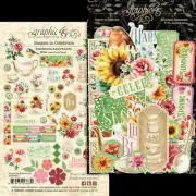 Graphic45 SEASON TO CELEBRATE (60pc) DIE-CUT EPHEMERA ASSORTMENT scrapbooking