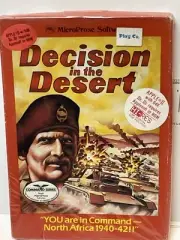 Apple II Plus IIc IIgs MicroProse Decision In The Desert NIP Sealed 128k