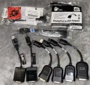 9x Dell Display Port to DVI Single Link Adapter Converter KKMYD DANARBC084