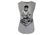 Avengers Womens/Ladies Bruce Lee Gung Fu Scratch Tank Top (Grey) - UTNS4558