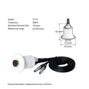 YUSHI Ultrasonic Thickness Gauge Transducer High Temperature Probe 3MHz 4.0-80mm