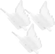 Beatifufu 3pcs Window Lock Security Bar for Sliding Glass Doors Vertical Window Lock Latch Replacement Security