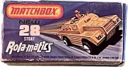 Vintage Matchbox Superfast Rolamatics #28 Stoat Army Tank sealed NIB mint