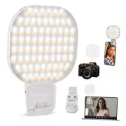 Larsa Pippen - - LED Selfie Light with Clip & Glass Mirror - Rechargeable