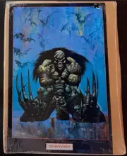 Vintage GRAVEYARD 1993 Metal Art Print - NEW - SIMON BISLEY - 10.5" x 15.5"