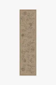 75' x 305' | Machine Washable Runner Rug | Kid & Pet Friendly | Indoor Rug | Blume Natural Sage Re-Jute Rug | Ruggable