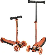 Ybike GLX Boost Scooter with Adjustable Steering and Handlebar Height for Kids Ages 2-13
