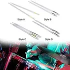 2 Pieces LED Lights up Drum Sticks,Drum Mallet,Musical Instrument Glow Drum