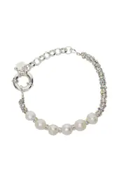 Pearl Octopuss.y Paris Sterling Silver Bracelet ONE SIZE