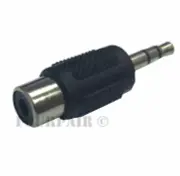 1pc Stereo 3.5mm 1/8" Male Plug to RCA Female Jack Audio Adapter Connector