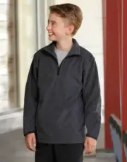 Winning Spirit Kids Bexley Half Zip 320GSM Polar Fleece Pullover Jumper EasyCare