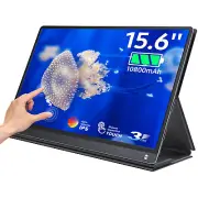 Portable Monitor Touch Screen 15.6" for Laptop Mobile 1080P HDR IPS Battery