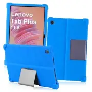 for Lenovo Tab Plus Tablet Case 2024 (TB351FU),Soft Silicone Case for Blue