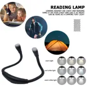 LED Flexible Light USB Rechargeable Over Neck Book Handsfree Reading Lamp Black