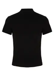 Vince Ribbed Stretch-jersey top - Black - S S