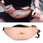 Funny Anti-Harassment Hairless Belly Shape Waist Bag Outdoor Sports Multifunctio