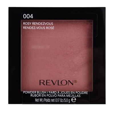 3 Pack Revlon Powder Blush, Rosy Rendezvous 4, 0.17 oz