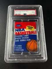 1986 FLEER BASKETBALL WAX PACK PSA 9 MINT MICHAEL JORDAN ROOKIE YEAR