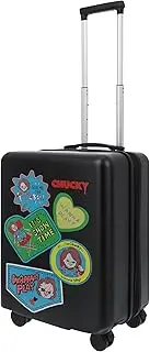Chucky 22.5 Inch Carry On Luggage, Hardshell Rolling Suitcase with Spinner Wheels, Black, Black, 22.5 Inch, Ful Chucky 22.5 Inch Carry on Luggage, Hardshell Rolling Suitcase with Spinner Wheels
